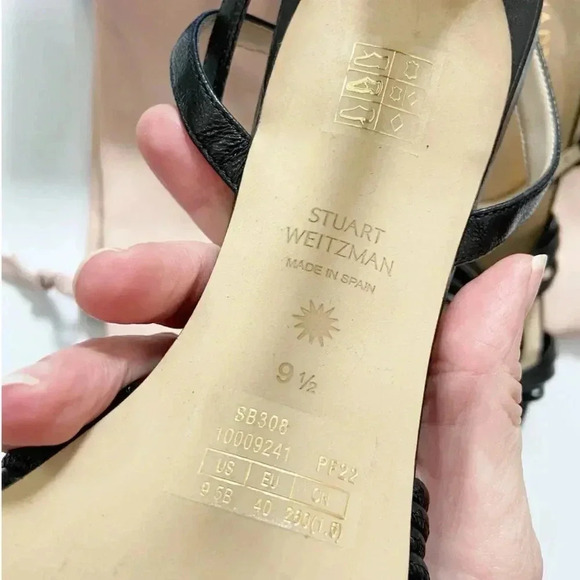 NIB Stuart Weitzman Twist Sleek 95 Sandals size 9.5 - Picture 5 of 12